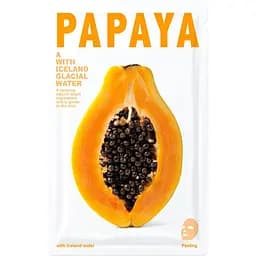 Тканинна маска для обличчя CNF The Iceland Папайя 20 г