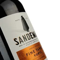Набір: вино Sandeman Fine Tawny Porto Sogrape Vinhos червоне солодке 19.5% 0.75 л + рахат-лукум Nature's Султан фундук-какао-кокос 450 г - мініатюра 4