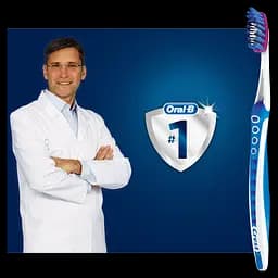 Зубна щітка Oral-B 3D White Luxe Pro-Flex, середня, сірий - мініатюра 4