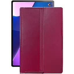 Чохол StatusCASE з екошкіри для планшету Lenovo Tab P12 Pro Бордовий