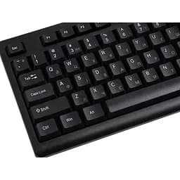 Клавіатура AOC KB100B USB UA Black (KB100B/97) - мініатюра 4