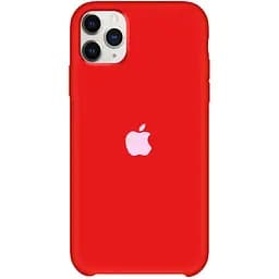 Чохол Silicone Case AA для Apple iPhone 11 Pro 5.8" Червоний / Dark Red