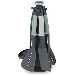 Набір кухонних приладів Joseph Joseph з підставкою 7 предметів оливковий (10540)