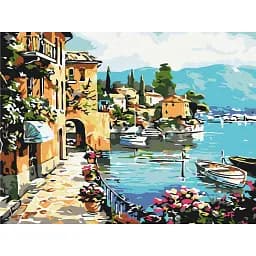 Картина за номерами Brushme Літня набережна 30x40 см