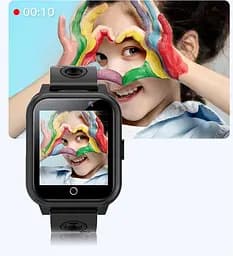 Годинник телефон для дітей Lemfo T8 з GPS відстеженням, SIM-картою, 4G LTE, подвійною камерою, прослушкою, ліхтариком та кнопкою SOS Фіолетовий - мініатюра 13