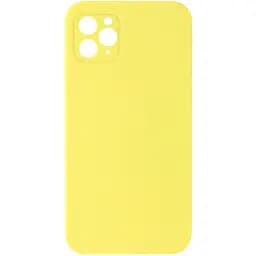 Чохол Epik Silicone Case Square Full Camera Protective AA NOLOGO для Apple iPhone 11 Pro 5.8 Жовтий/Yellow