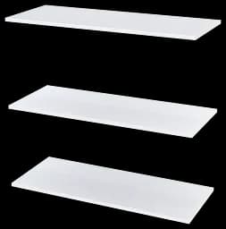 Полиця для одягу Doros Promo Білий 3шт. 86.7х35х1.6 (41516027)