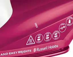 Russell Hobbs Праска Light&Easy Brights Berry, 2600Вт, 240мл, паровий удар -115гр, постійна пара - 35гр, керам. підошва, малиновий - мініатюра 6