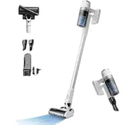 Пылесос вертикальный HISENSE Hi-Move IV HVC6134W, 0.5л, 21.6V, автономность max 35 мин, бело-серебристый