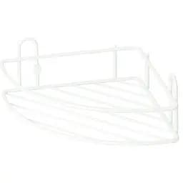 Полка угловая Ekodeo 1-ярусная Simple белая (L3221) 