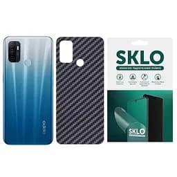 Защитная пленка SKLO Back (тыл) Carbon для Oppo A73 Черный