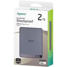 Зовнішній SSD накопичувач Apacer AS724 2TB Mauve (AP2TBAS724M-1) [162494] - мініатюра 5