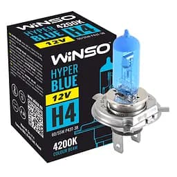 Галогенова лампа Winso H4 12V 60/55W P43t-38 HYPER BLUE 4200K(712440)