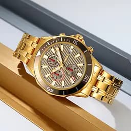 Наручний годинник чоловічий 9335GDGY Gold-Grey Skmei acs0030901 - мініатюра 4