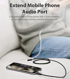 Кабель Vention Audio 3.5 mm M - 3.5 mm F, 2m, Black (BHBBH) - мініатюра 7