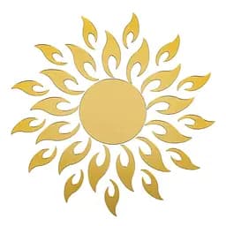 Дзеркальний декор Wall Sticker SW-00002503 акриловий самоклеючий 27 шт. золото