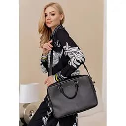 Шкіряна ділова сумка Briefcase 2.0 чорний