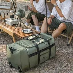 Сумка-баул Naturehike NH21LX003 для зберігання 88л (Чорний) - мініатюра 2