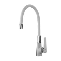 Смеситель для кухни Frap F4458 белый/хром