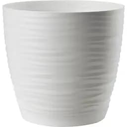 Горщик для квітів Form-Plastic Sahara mini-19 з підставкою 3.4 л білий (3040-011)