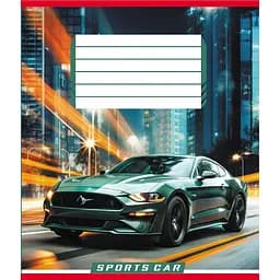 Зошит учнівський "На швидкості світла" Leader 036-570250K-4 в клітинку, 36 аркушів