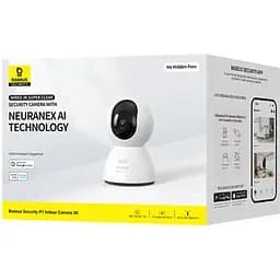 IP-камера відеоспостереження Baseus Security P1 Indoor Camera 3K S0TV012132 White - мініатюра 7