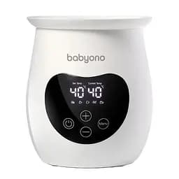 Електричний підігрівач BabyOno Natural 2 в 1, з дисплеєм та функцією стерилізації, білий (968/01) - мініатюра 2