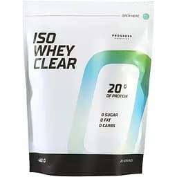 Протеїн Progress Nutrition Iso Whey Clear Желе з червоних фруктів та ківі 460 г