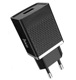 Мережевий зарядний пристрій Hoco 1USB C42A QC 3.0 3A Black