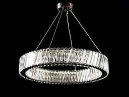 Люстра світлодіодна Splendid Ray L228/600/1 LED, 1 лампа, 60 см, білий, золота металева, сучасний стиль - мініатюра 4