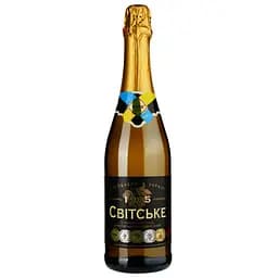 Винний напій ігристий Світське біле напівсолодке 6.9% 0.75 л (837434)