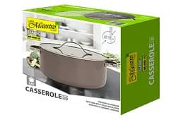 Каструля зі скляною антипригарною кришкою Maestro MR-4009-18 діаметр 18 см на 1.9л Ceramic алюміній - мініатюра 5