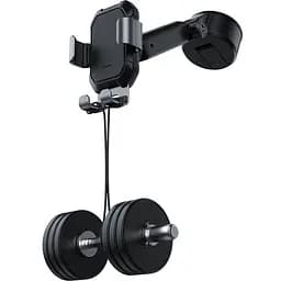 Автомобільний утримувач холдер Baseus Tank Gravity Car Mount Holder SUYL-TK01 Black - мініатюра 6