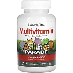 Мультивитамины для детей NaturesPlus Animal Parade Cherry 180 таблеток