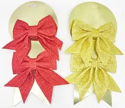 Прикраса ялинкова Бантик, 13 см, 2 шт. (В асортименті)
