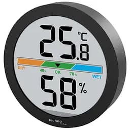 Термогігрометр Technoline WS9418 Black (WS9418), Чорний