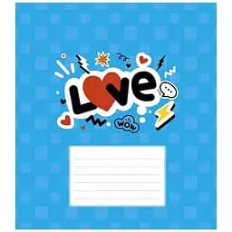 Тетрадь общая Школярик Star Love в линию 12 листов 30 шт. (012-3364L)