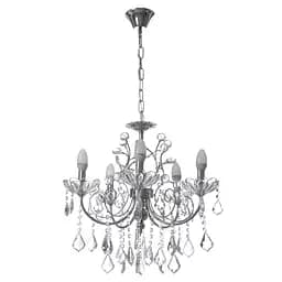 Люстра свічка Brille підвісна кришталева E14 60W (BCL-657S/5)