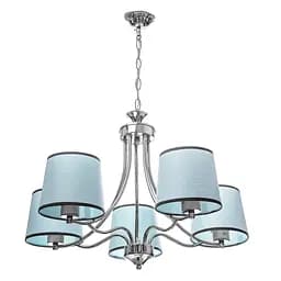 Люстра подвесная Brille с абажуром E27 60W CH (BKL-650S/5)