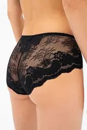 Жіночі трусики PATRICIA 019 210 08 Effetto Lingerie чорний-піон 36/XS