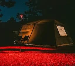 Ліхтар прожектор Naturehike CNK2300012 з білим і червоним світлом Коричневий - мініатюра 10