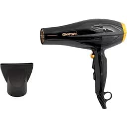 Фен для волосся Gemei GM-1765 професійний з насадкою 2800 Вт чорний (GM-1765)