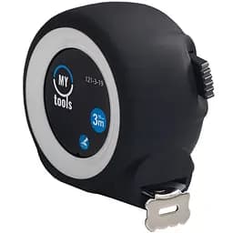 Рулетка вимірювальна My Tools Black edition 3 м х 19 мм (0121-3-19)