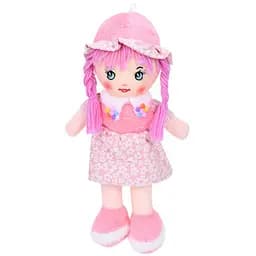 Детская игровая кукла Bambi FG240408152A-1 Light-Pink 38 см мягконабивная петелька