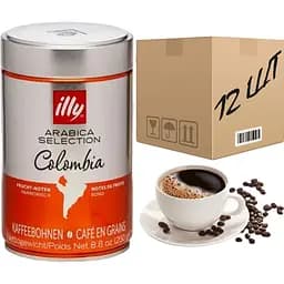 Кофе в зернах Illy Espresso Columbia Колумбия 250 г ж/б (ящик 12 шт)
