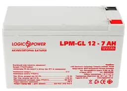 Аккумуляторная батарея для ИБП LogicPower GEL 12 V / 7 А*ч (6560)