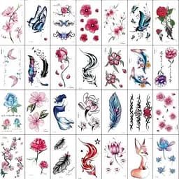 Набор детских временных тату "Цветные мини №1" Fresh Tattoo color-tattoo-mini-set-30