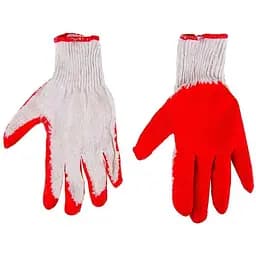 Рукавички захисні Top Tools гумове покриття розмір 9 83S203