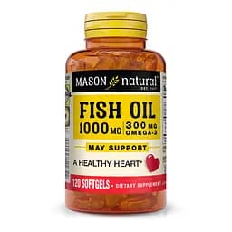 Жирні кислоти Mason Natural Fish Oil 1000 mg Omega 300 mg 120 капсул
