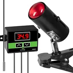 Світильник з затискної ручкою і термостатом ReptiSun Temperature Control 200W - мініатюра 1